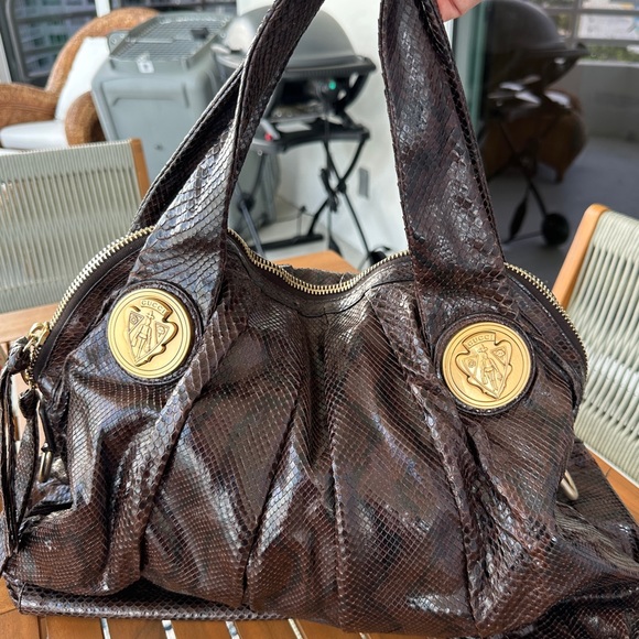 Authentic Python Skin Gucci Tote Handbag - Picture 7 of 7